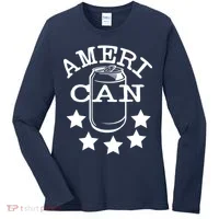 Ameri Can American Beer Women's Long Sleeve Shirt thumb 0