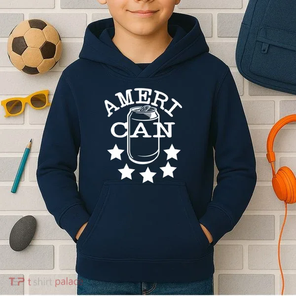 Ameri Can American Beer Kids Hoodie