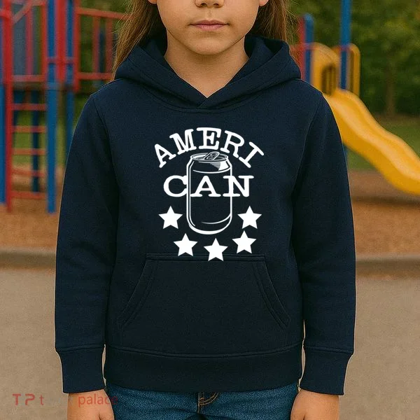 Ameri Can American Beer Kids Hoodie