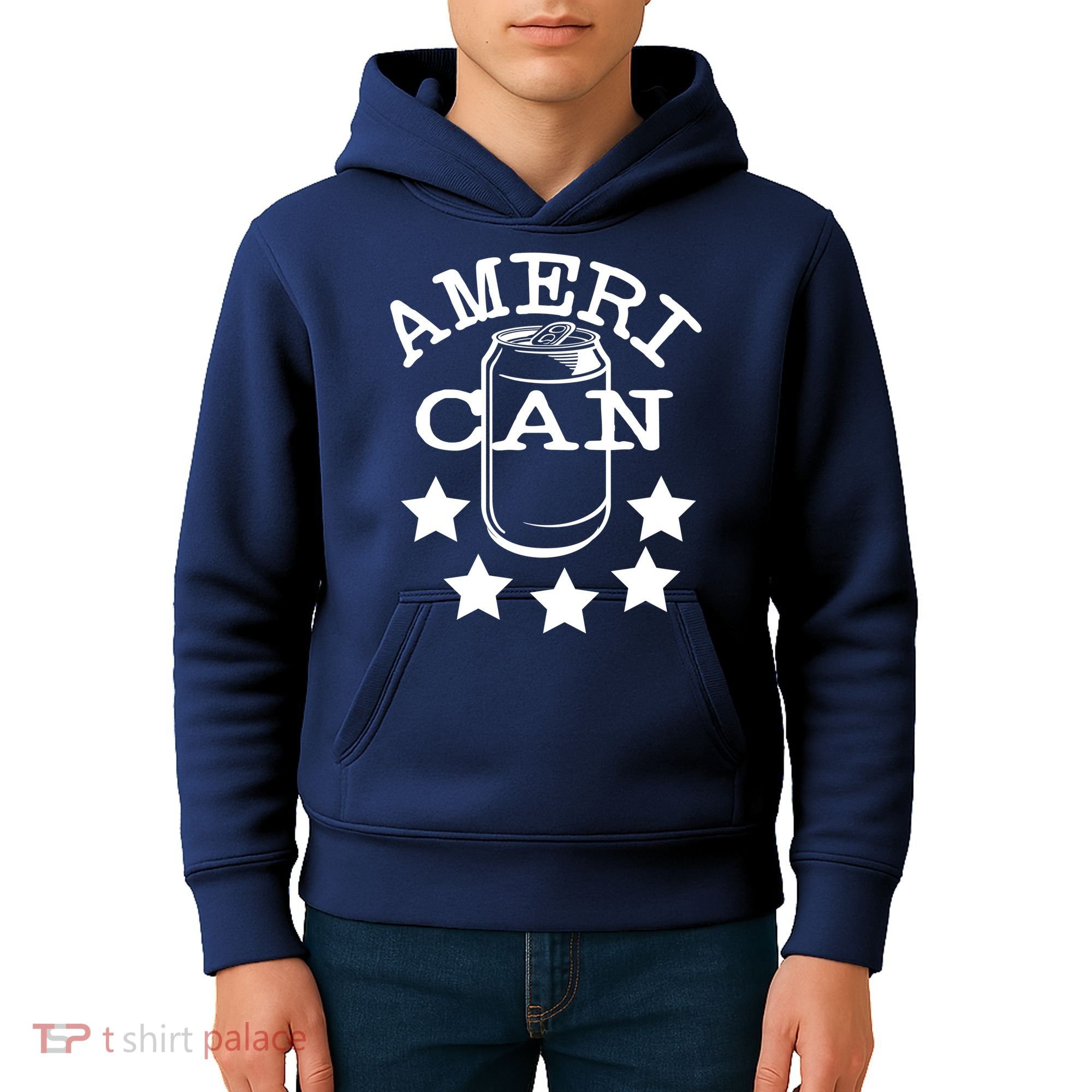 Ameri Can American Beer Kids Hoodie