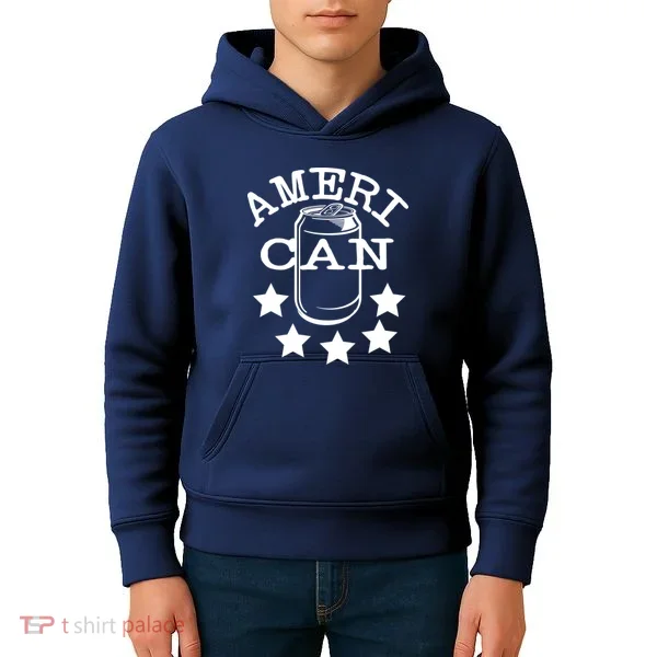 Ameri Can American Beer Kids Hoodie