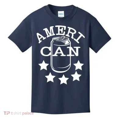 Ameri Can American Beer Kids T-Shirt