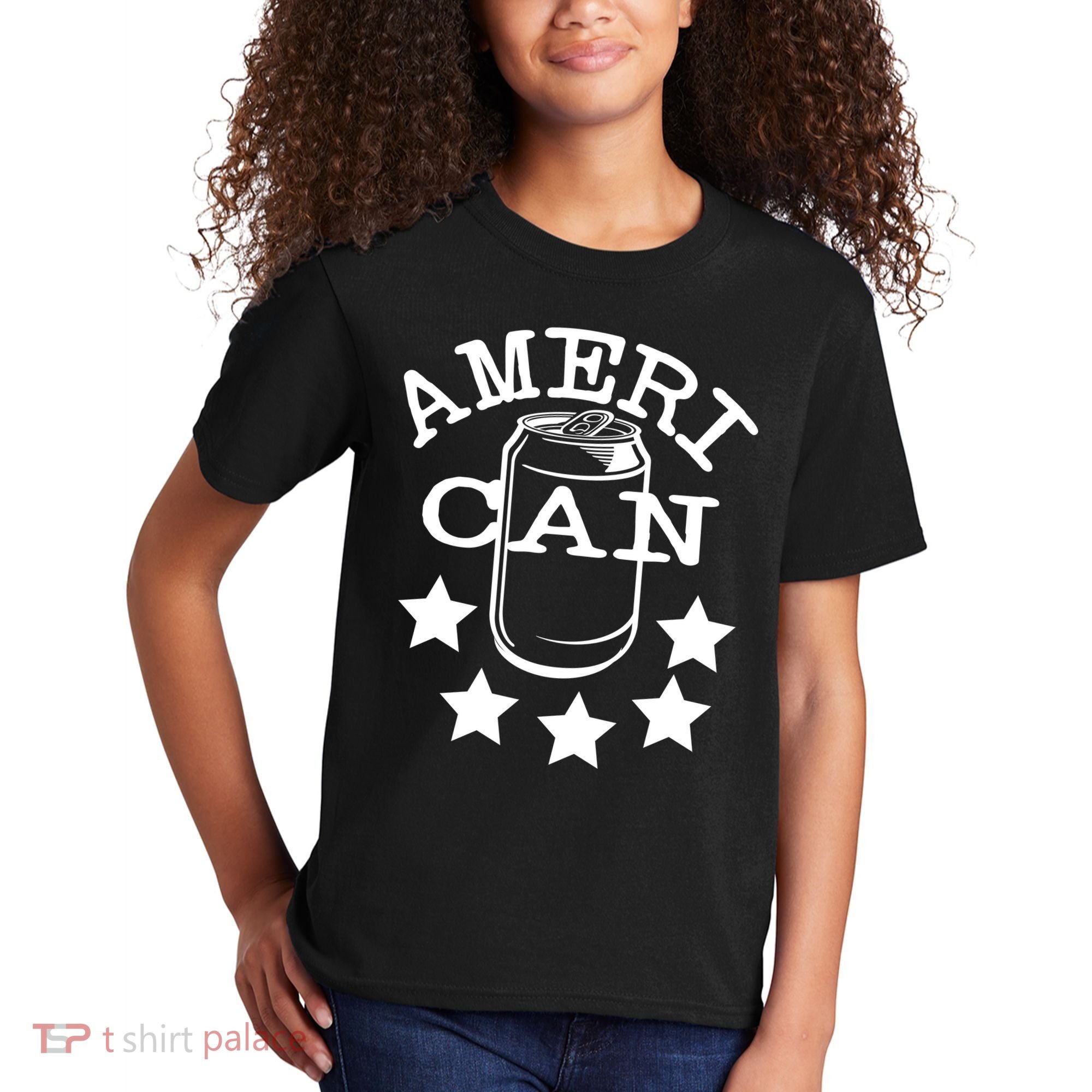 Ameri Can American Beer Kids T-Shirt