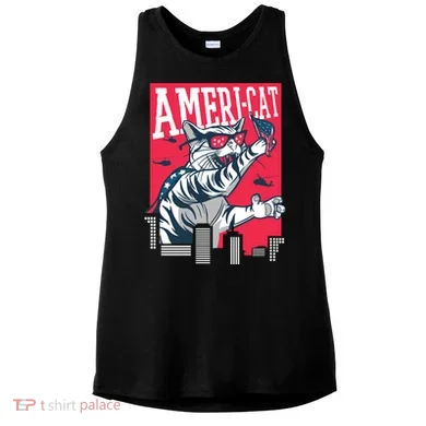Ameri-Cat Ladies PosiCharge Tri-Blend Wicking Tank