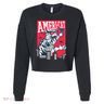 Ameri-Cat Cropped Pullover Crew