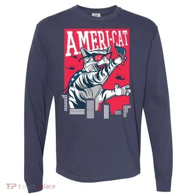 Ameri-Cat Comfort Colors Heavyweight Long Sleeve T-Shirt