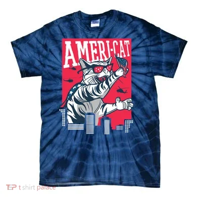 Ameri-Cat Tie-Dye T-Shirt
