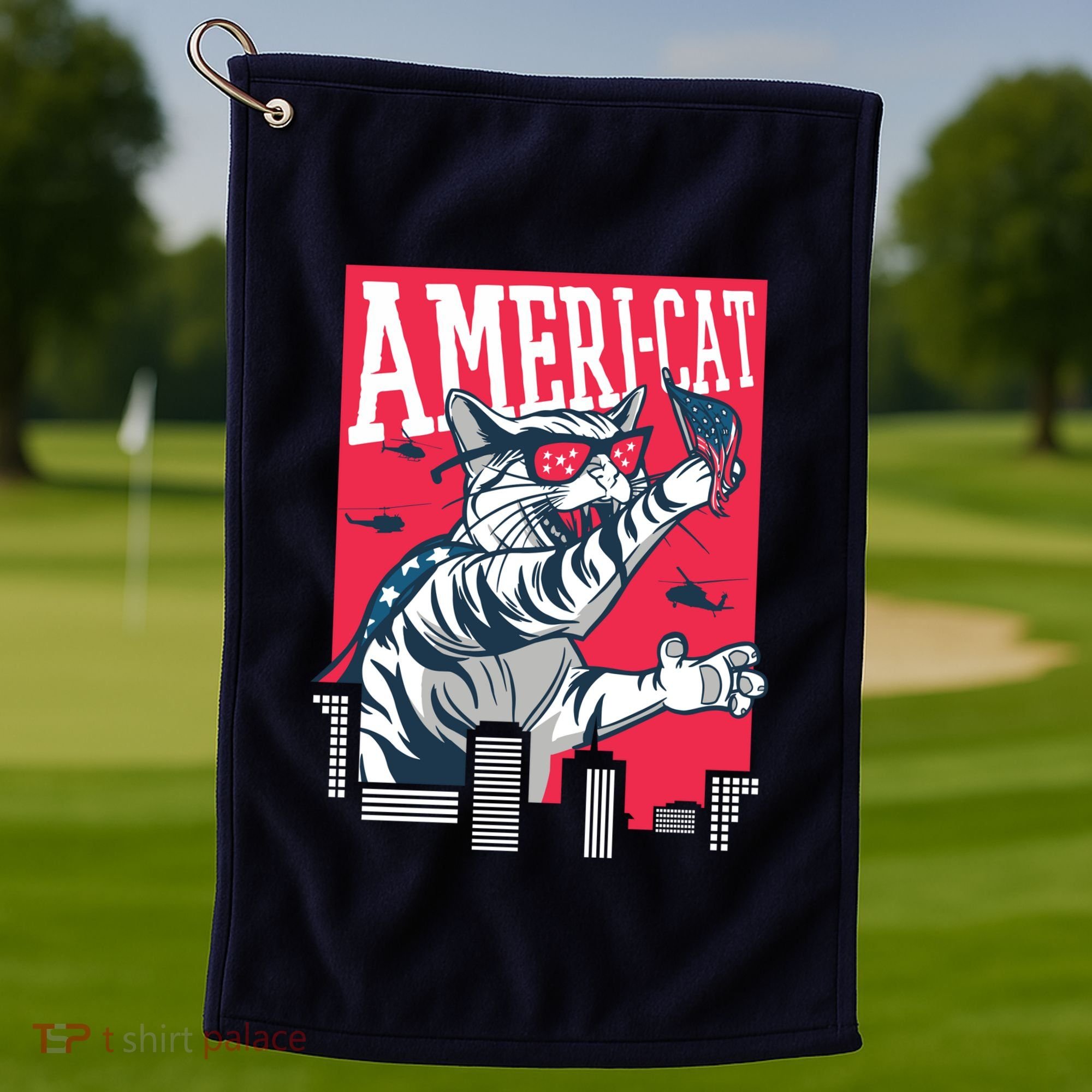 Ameri-Cat Golf Towel