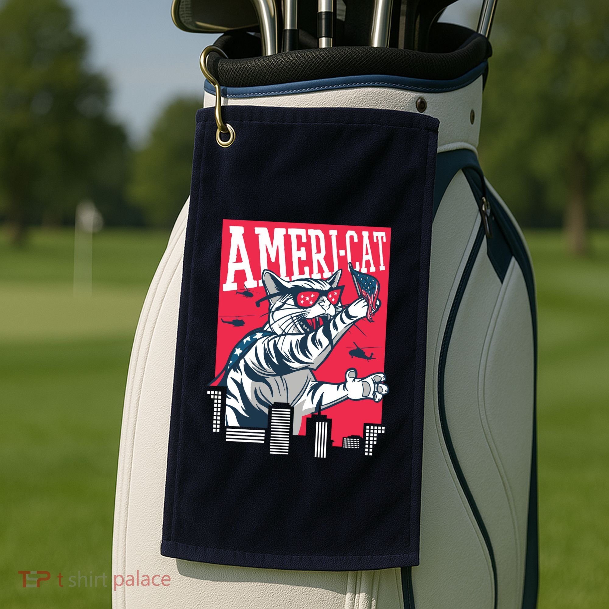 Ameri-Cat Golf Towel