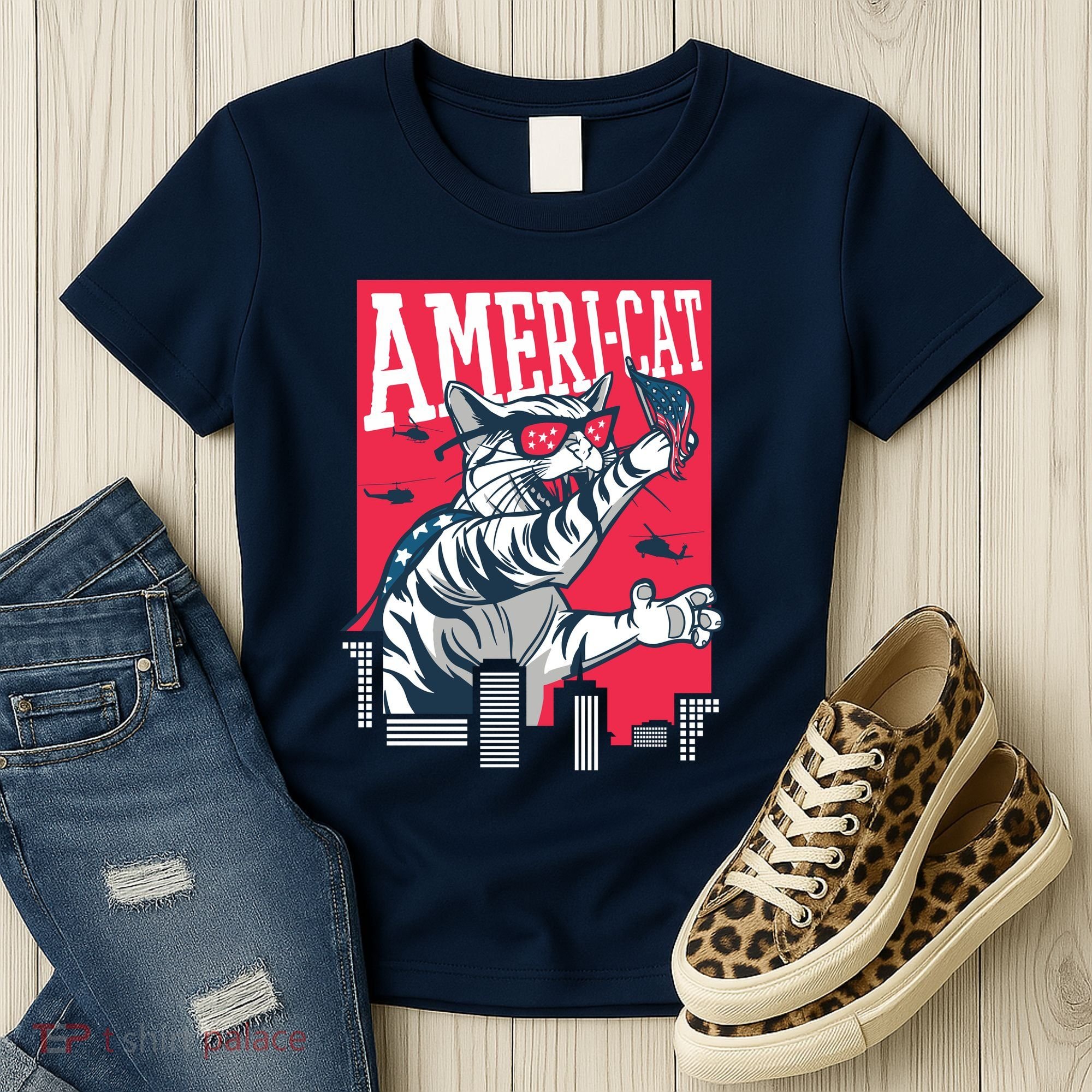 Ameri-Cat Women's T-Shirt