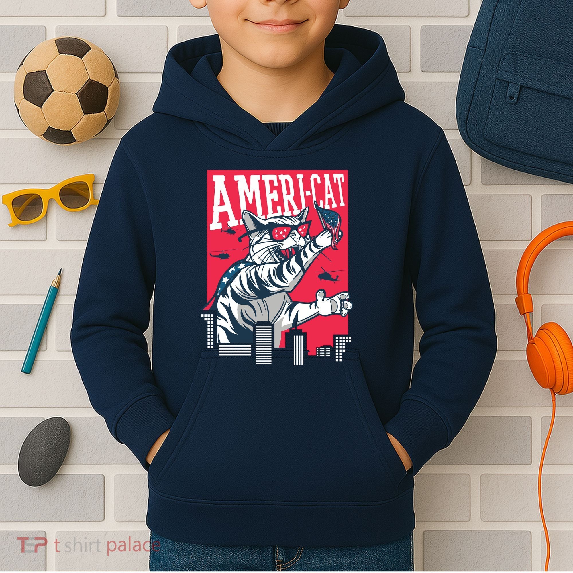 Ameri-Cat Kids Hoodie