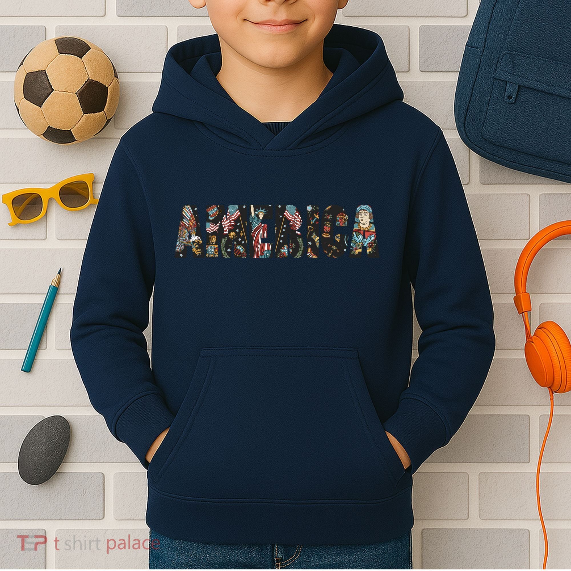 America Kids Hoodie
