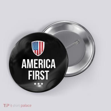 America First Button