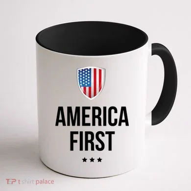 America First Coffee Mug back