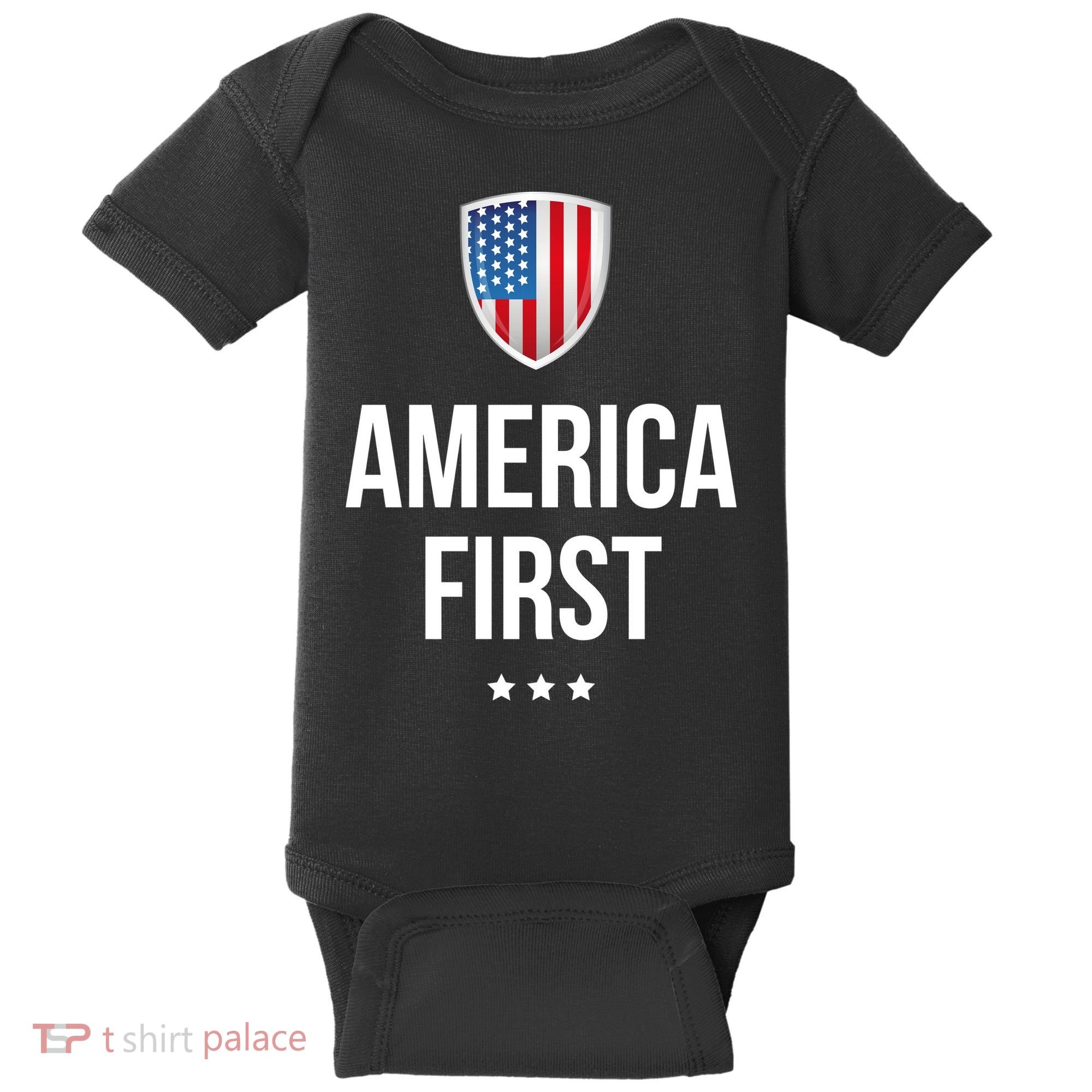 America First Baby Bodysuit