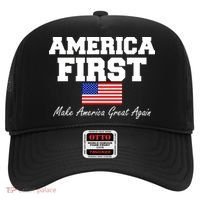 America First Make America Great Again Donald Trump USA Flag Hat thumb 0