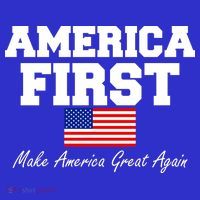 America First Make America Great Again Donald Trump USA Flag Coaster thumb 2