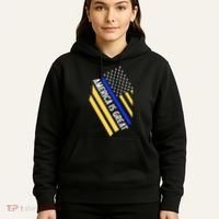 America Is Great Thin Blue Line Flag Hoodie thumb 5