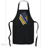 America Is Great Thin Blue Line Flag Apron thumb 0