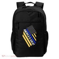 America Is Great Thin Blue Line Flag Backpack thumb 0