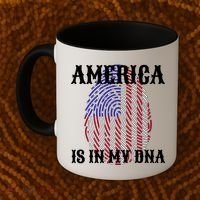 America Is In My DNA Coffee Mug thumb 2