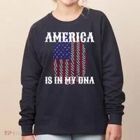 America Is In My DNA Women's Sweatshirt thumb 0