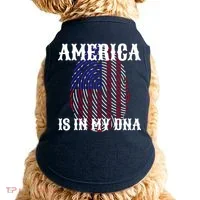 America Is In My DNA Doggie Tank thumb 0