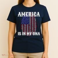America Is In My DNA T-Shirt thumb 4