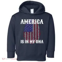 America Is In My DNA Toddler Hoodie thumb 0