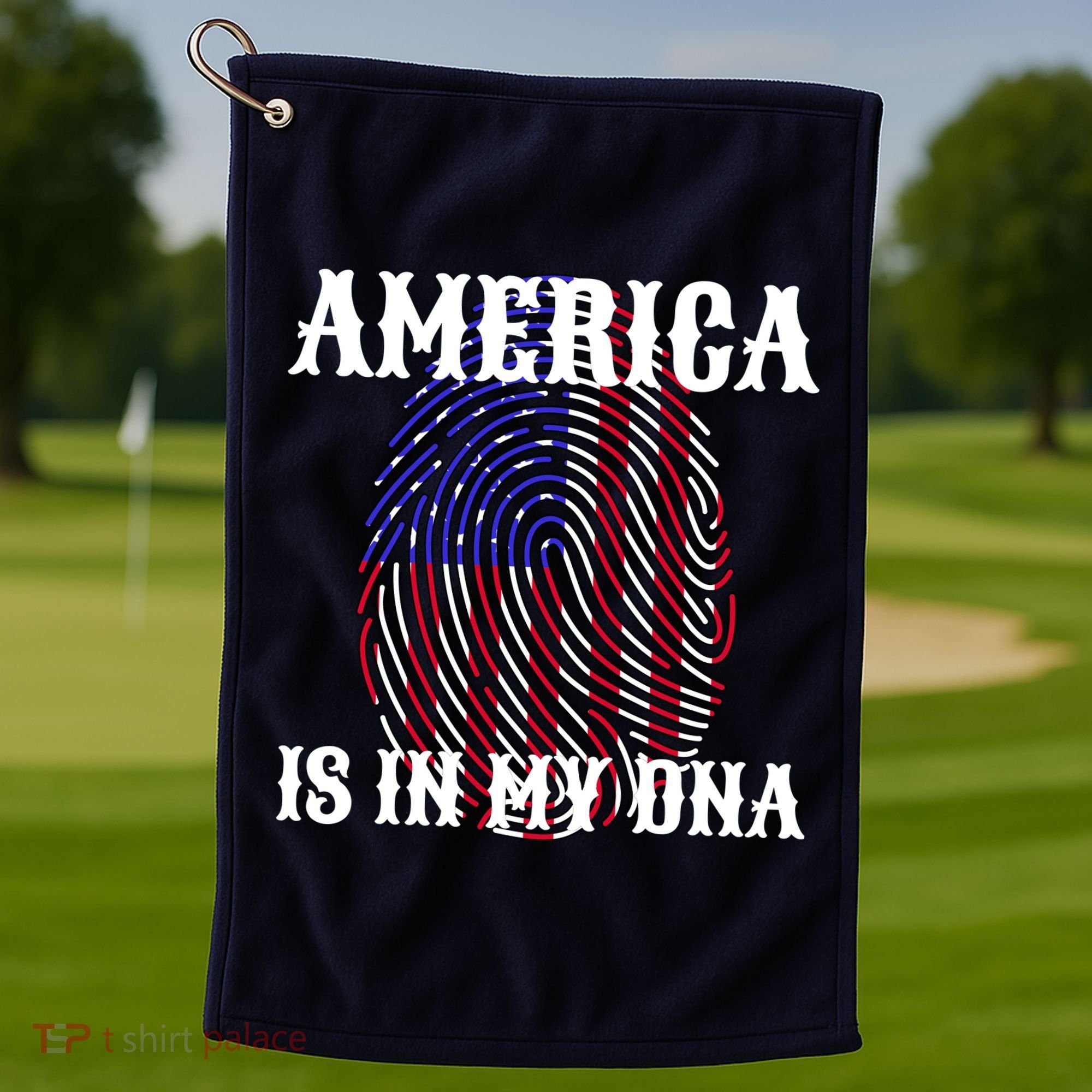 America Is In My DNA Golf Towel