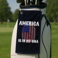 America Is In My DNA Golf Towel thumb 2