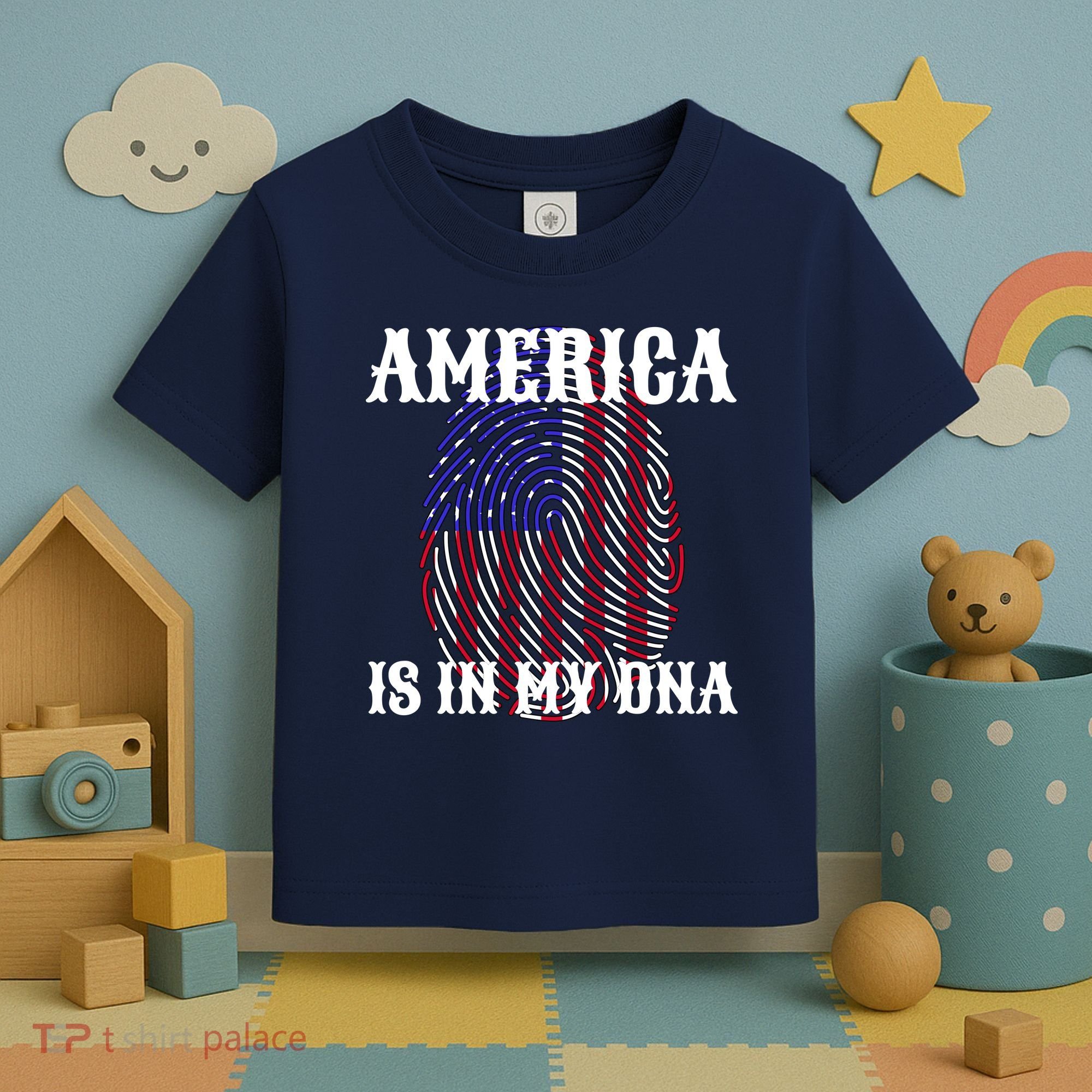 America Is In My DNA Toddler T-Shirt