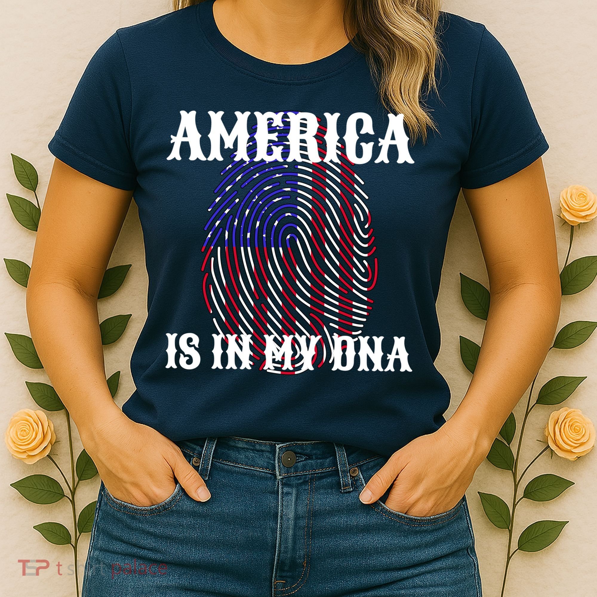 America Is In My DNA Women's T-Shirt