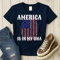 America Is In My DNA Women's T-Shirt thumb 3