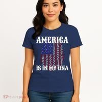 America Is In My DNA Women's T-Shirt thumb 4