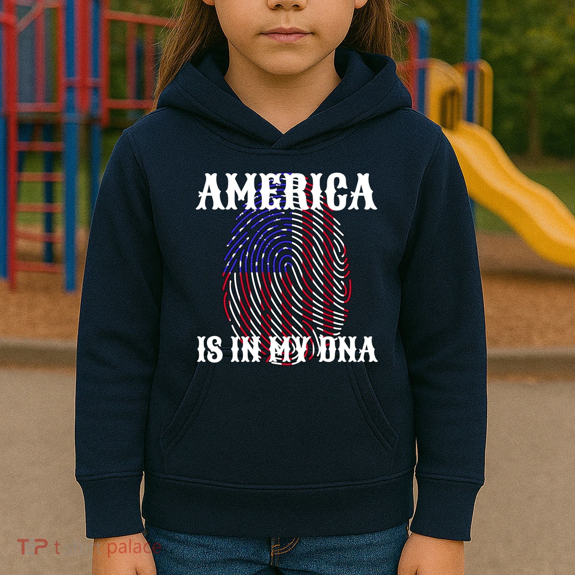America Is In My DNA Kids Hoodie