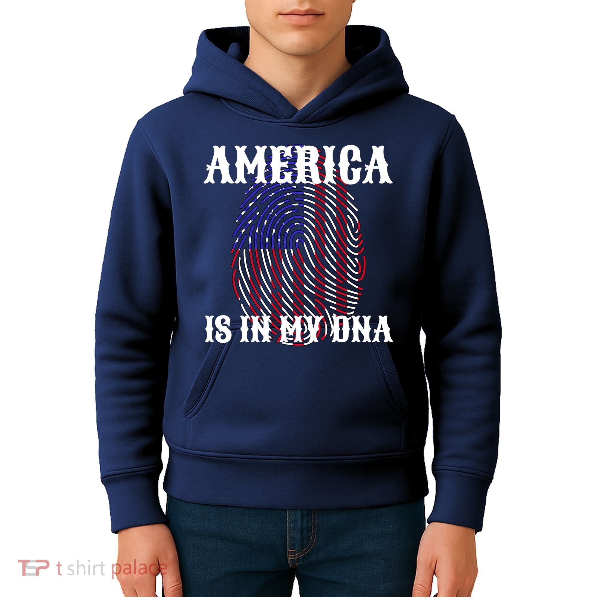 America Is In My DNA Kids Hoodie