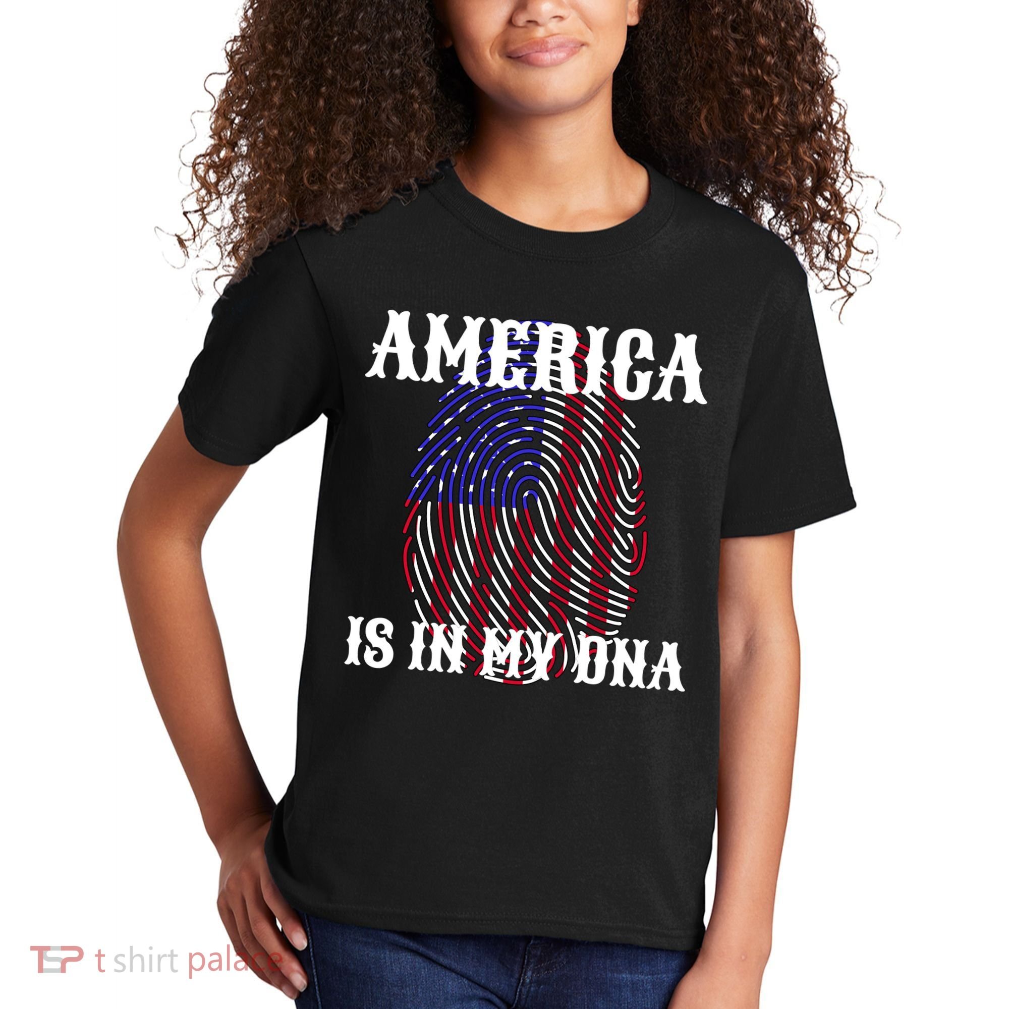 America Is In My DNA Kids T-Shirt
