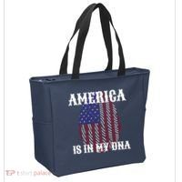 America Is In My DNA Tote Bag thumb 2