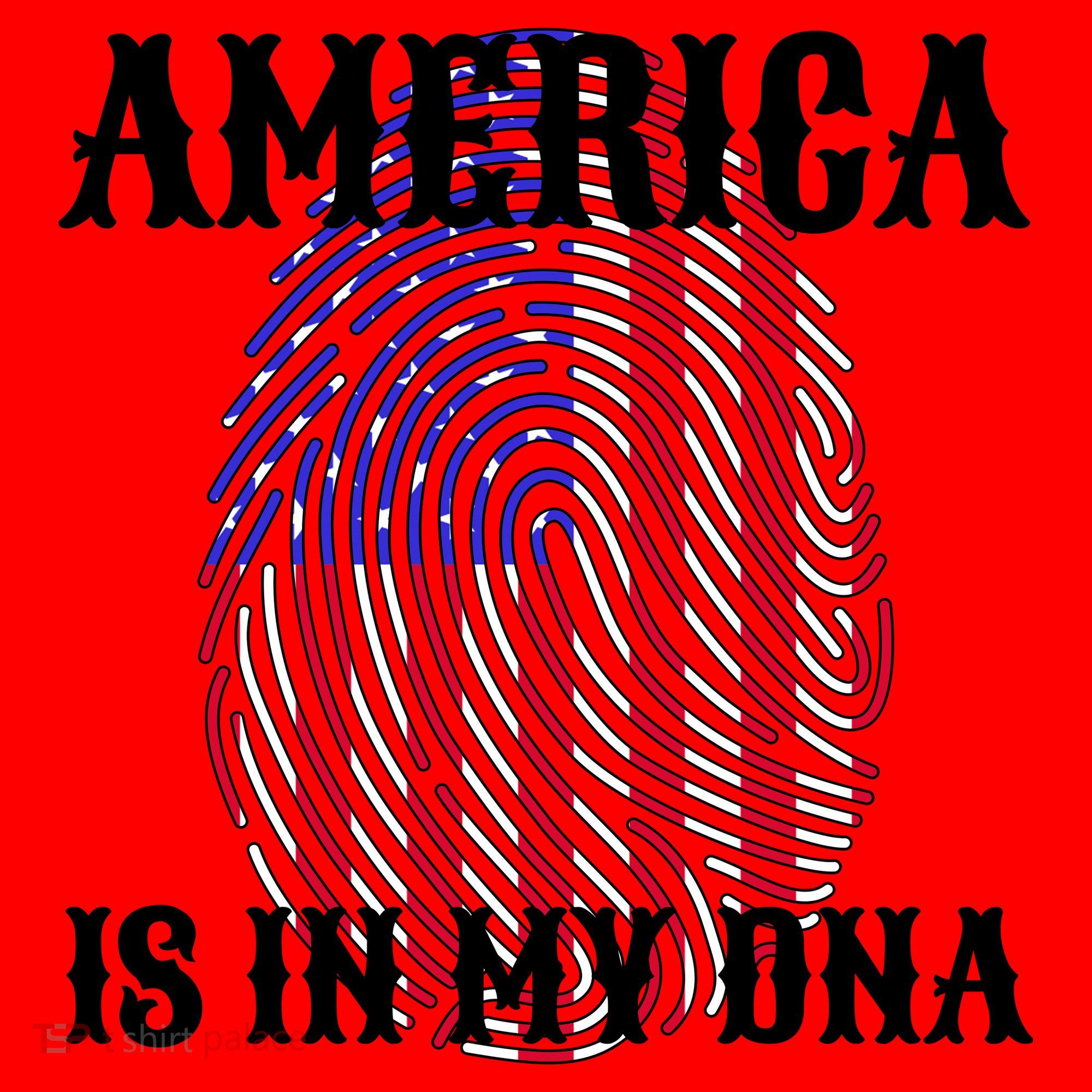 America Is In My DNA Santa Hat