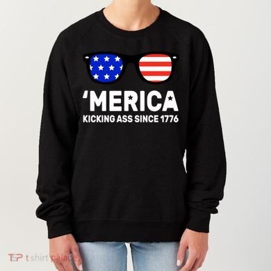 America Kicking Ass Since 1776 Women's Sweatshirt