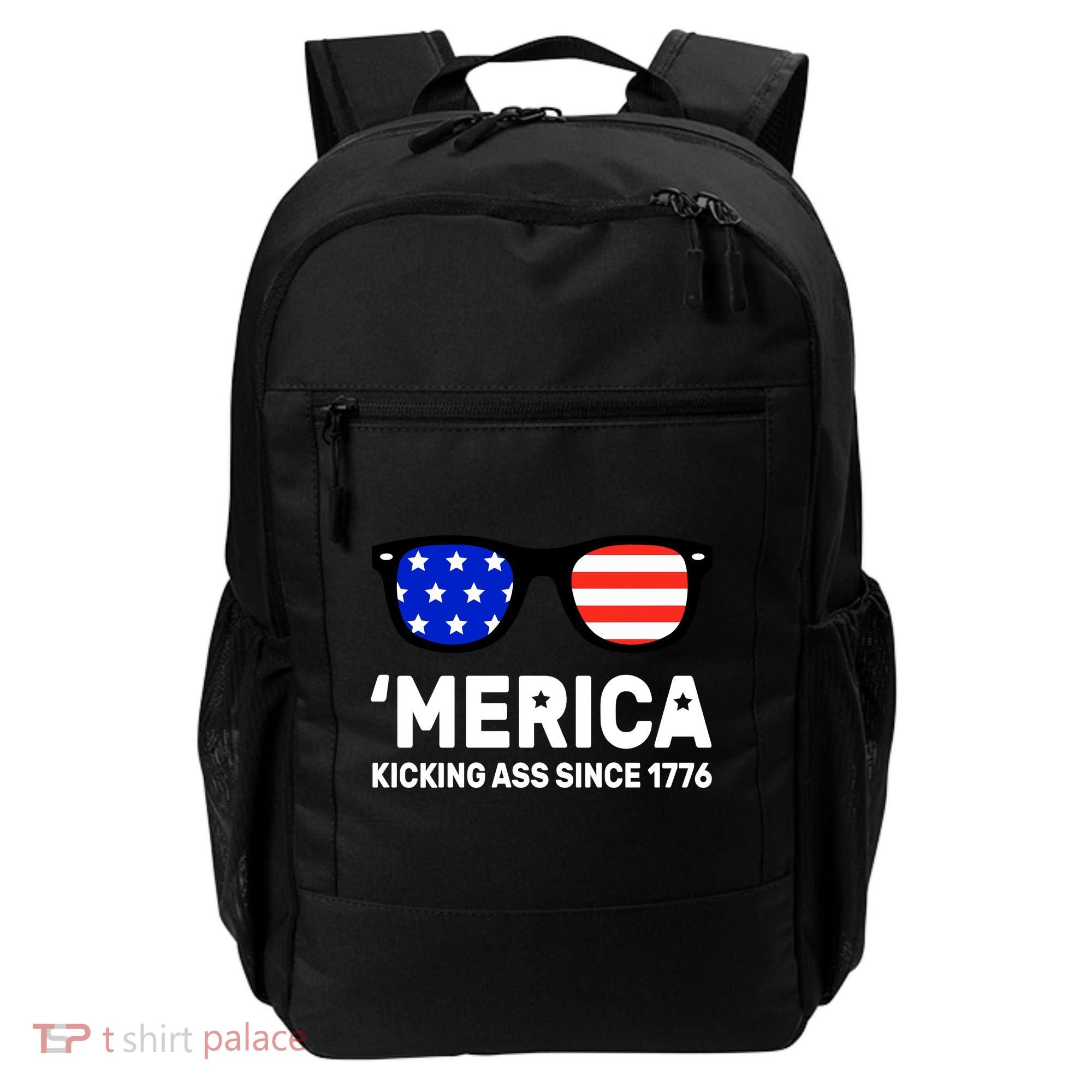 America Kicking Ass Since 1776 Backpack