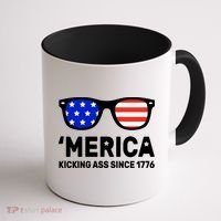 America Kicking Ass Since 1776 Coffee Mug thumb 1