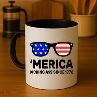 America Kicking Ass Since 1776 Coffee Mug thumb 4