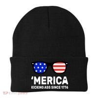 America Kicking Ass Since 1776 Beanie thumb 0