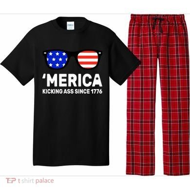 America Kicking Ass Since 1776 Pajama Set
