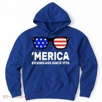 America Kicking Ass Since 1776 Hoodie thumb 0