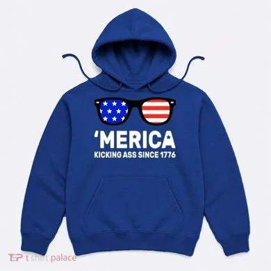 America Kicking Ass Since 1776 Hoodie