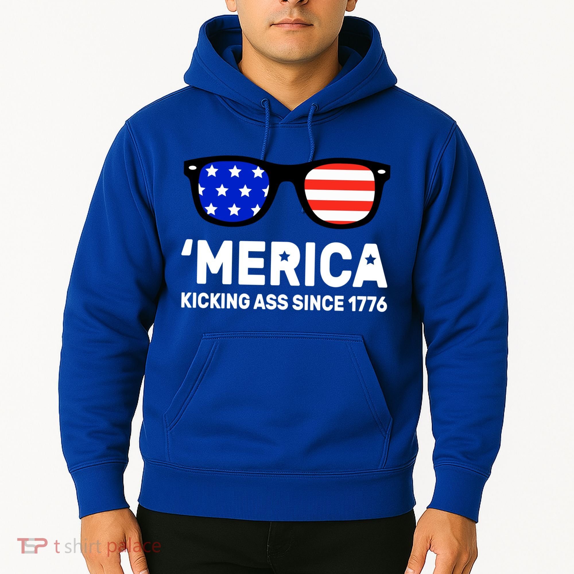 America Kicking Ass Since 1776 Hoodie