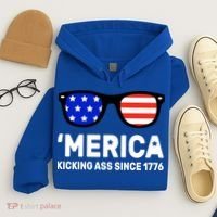 America Kicking Ass Since 1776 Hoodie thumb 4
